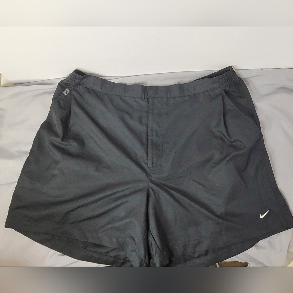 Womans Nike Black Athletic Shorts, Golf, Running with Swoosh